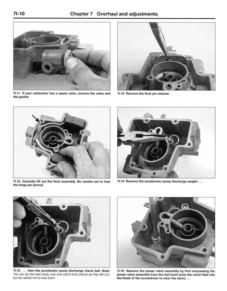 Holley Carburetor Haynes TECHBOOK (Haynes Repair Manuals) — back cover