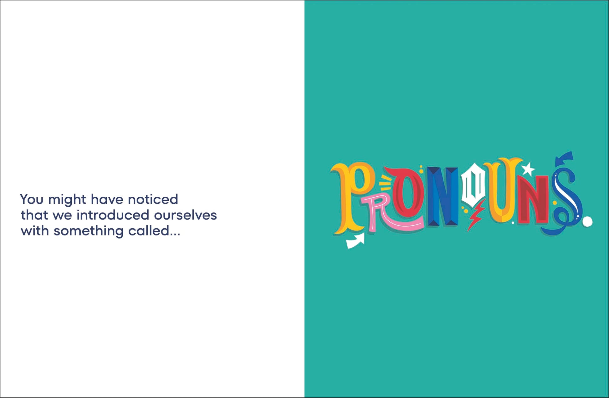 A Kids Book About Pronouns