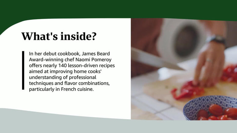 Taste & Technique: Recipes to Elevate Your Home Cooking [A Cookbook] — back cover