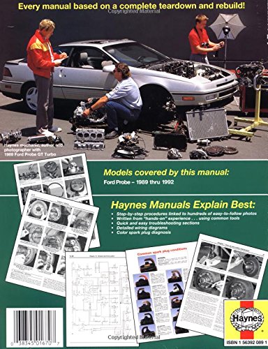 Ford Probe 1989 thru 1992 All Models (Haynes Automotive Repa