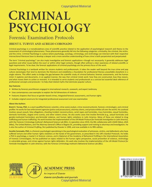 Criminal Psychology: Forensic Examination Protocols