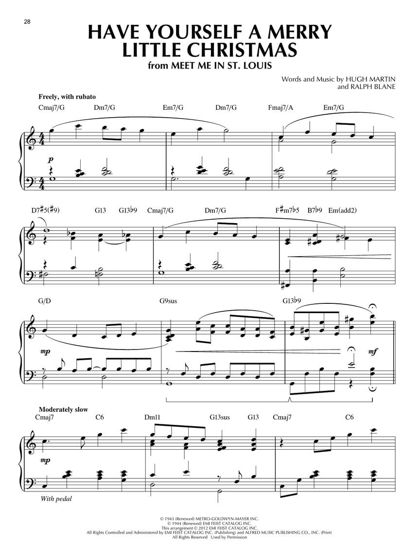 Christmas Songs: Jazz Piano Solos Series Volume 25