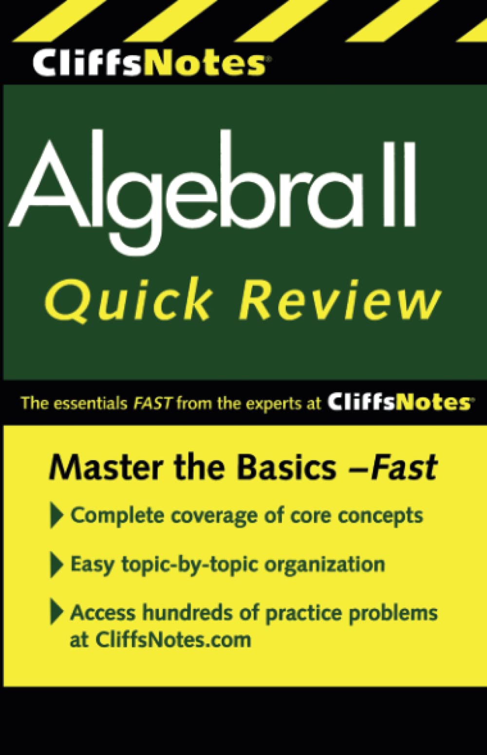 CliffsNotes Algebra II Quick Review, 2nd Edition (Cliffs Quick Review)