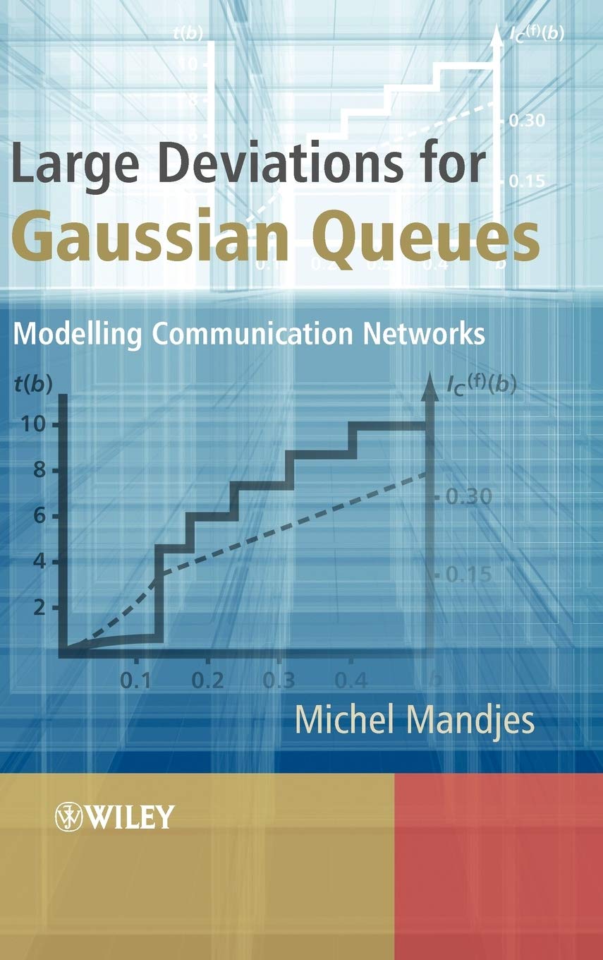Large Deviations for Gaussian Queues: Modelling Communication Networks