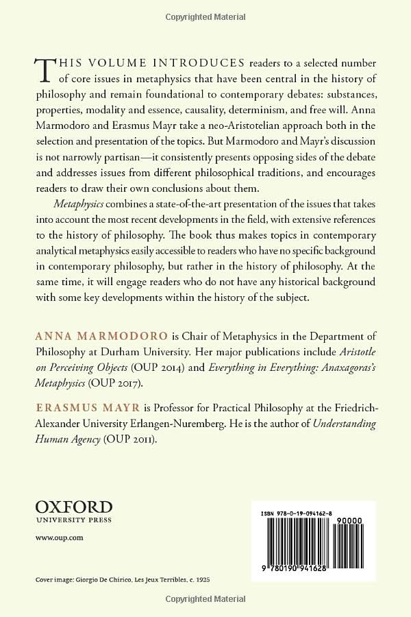 Metaphysics: An Introduction to Contemporary Debates and Their History