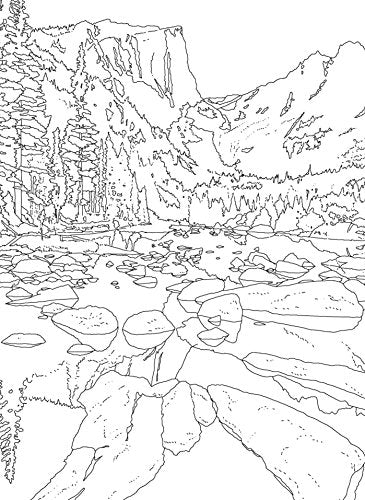 The National Parks Postcard Coloring Book: 20 Colorable Postcards of America's National Parks