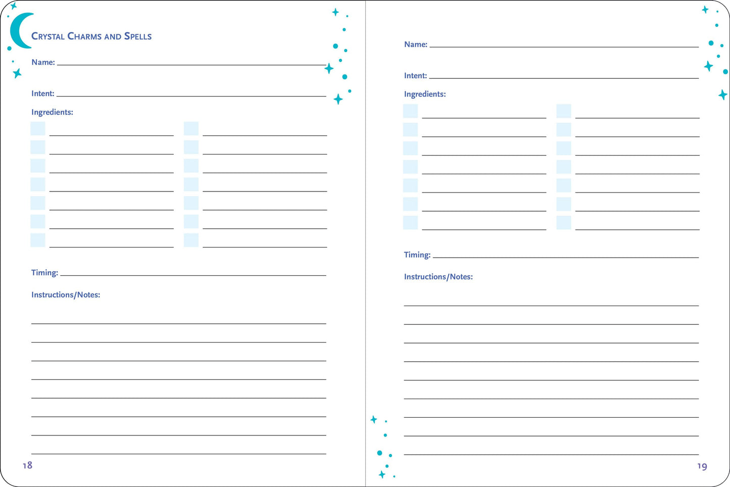 Crystals Journal: Integrate the Healing Powers of Crystals Into Your Life