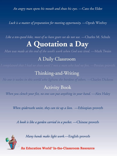 A Quotation a Day: A Daily Classroom Thinking-and-Writing Activity Book