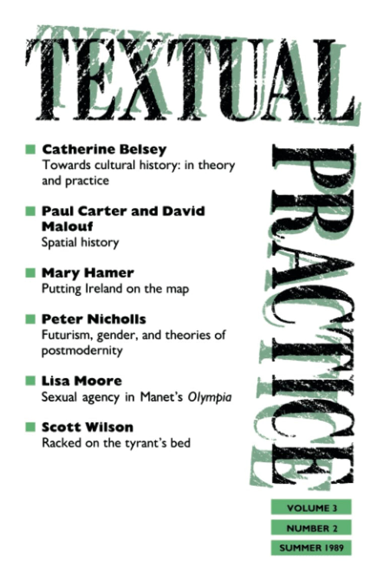 Textual Practice: Issue 8 Volume 3 No. 2 (Textual Practice Journal)