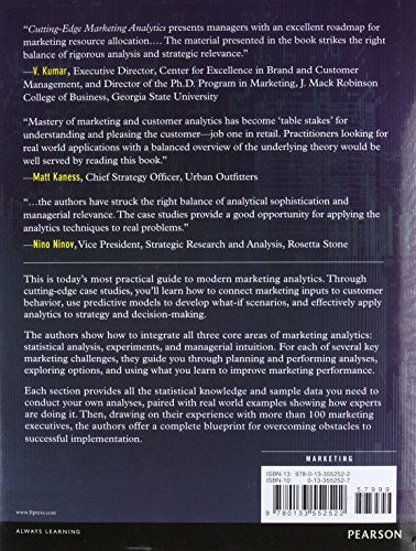 Cutting Edge Marketing Analytics: Real World Cases and Data Sets for Hands On Learning (FT Press Analytics)