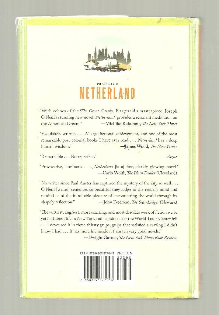 Netherland: A Novel by ONeill, Joseph