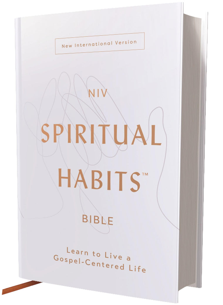 NIV, Spiritual Habits Bible, Hardcover, Red Letter, Comfort Print: Learn to Live a Gospel-Centered Life