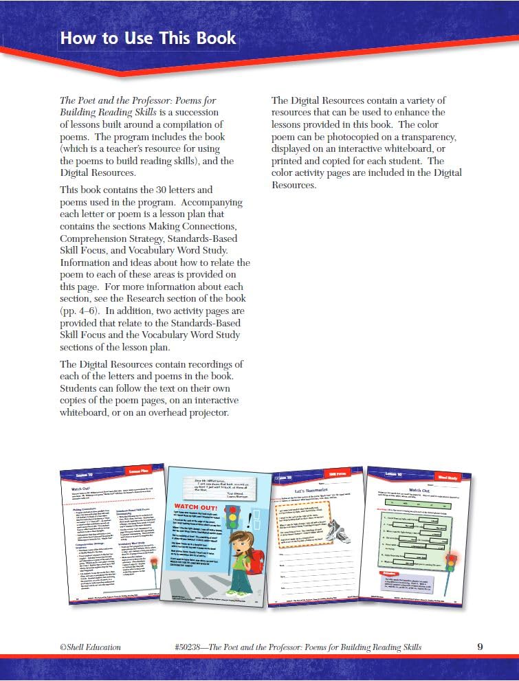Poems for Building Reading Skills Level 4 (The Poet and the Professor)