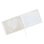 Wedding Guest Book - Mr. and Mrs. Our Wedding - Lacey White Faux Leather w/Inspirational Quotes Scripture - Visitor Register Sign-in Book for Events