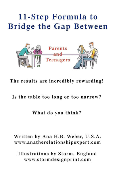 11-Step Formula to Bridge the Gap Between Parents and Teenagers: The results are incredibly rewarding! Is the table too long or too narrow? What do you think?