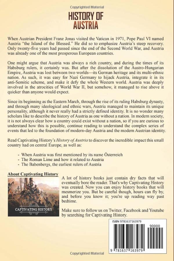 History of Austria: A Captivating Guide to Austrian History (European Countries)