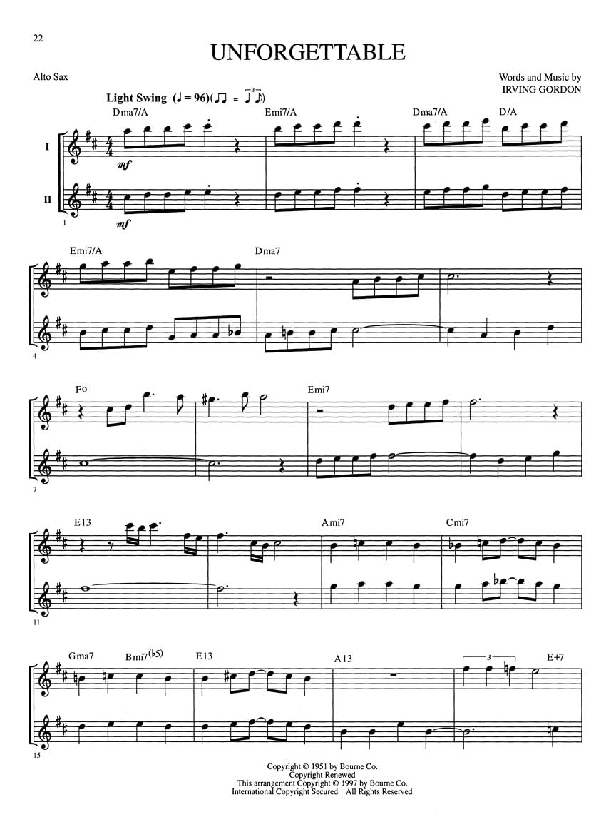 Great Jazz Duets for Alto Saxophone  15 Jazz Standards for Two Sax Players  Saxophone Duet Sheet Music Book  Classic Jazz Songbook for Sax Students and Intermediate Musicians  Jazz Duet Collection