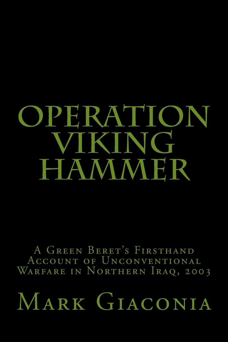 Operation Viking Hammer: One Green Berets Firsthand Account of Unconventional Warfare in Iraq, 2003
