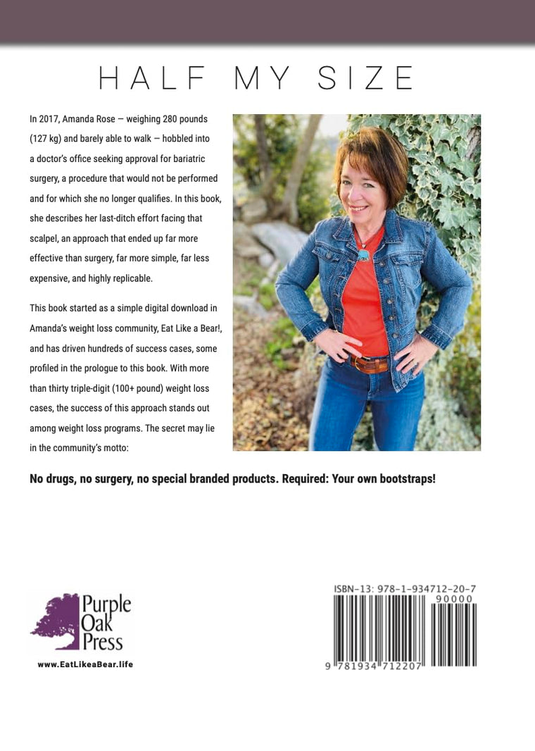 Eat Like a Bear Half My Size With The Ridiculously Big Salad — back cover
