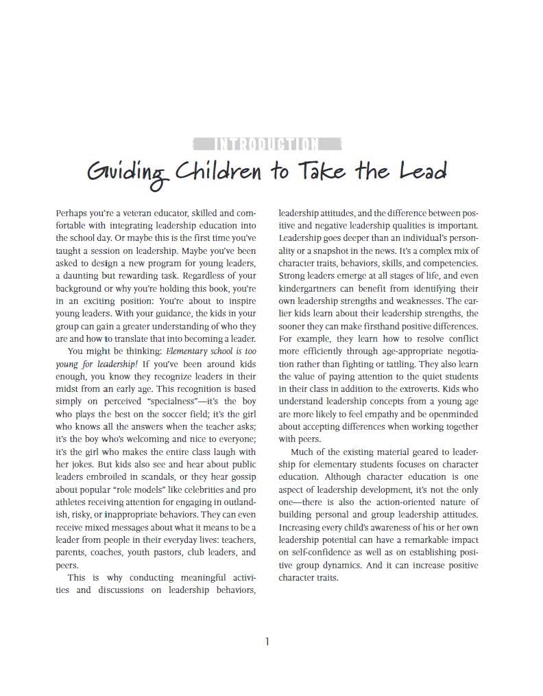 Building Everyday Leadership in All Kids: An Elementary Curriculum to Promote Attitudes and Actions for Respect and Success (Free Spirit Professional)