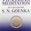 The Art of Living: Vipassana Meditation by Hart, William