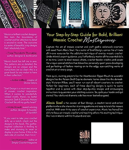 Dark & Dramatic Mosaic Crochet: A Master Guide to Overlay Colorwork with 15 Modern Goth & Alternative Patterns