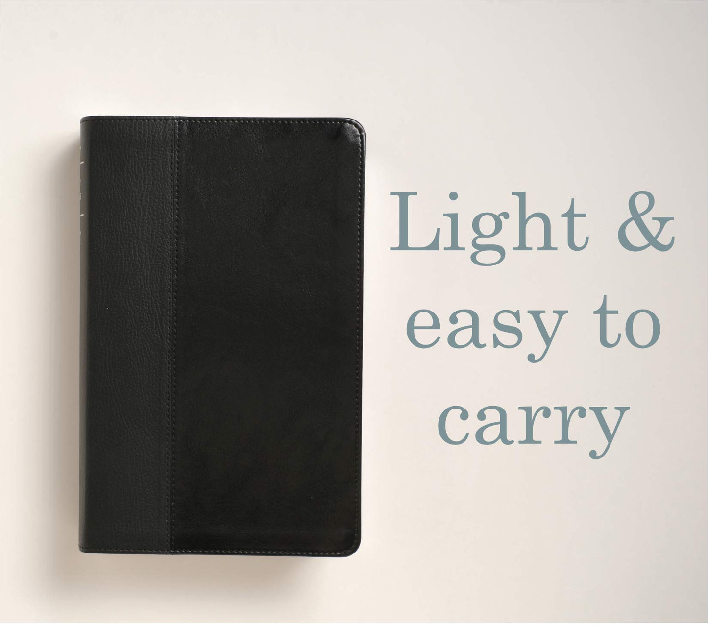 KJV Personal Size Giant Print Bible, Filament Enabled (LeatherLike, Black/Onyx, Indexed, Red Letter): Includes Free Access to the Filament Bible App ... Notes, Devotionals, Worship Music, and Video