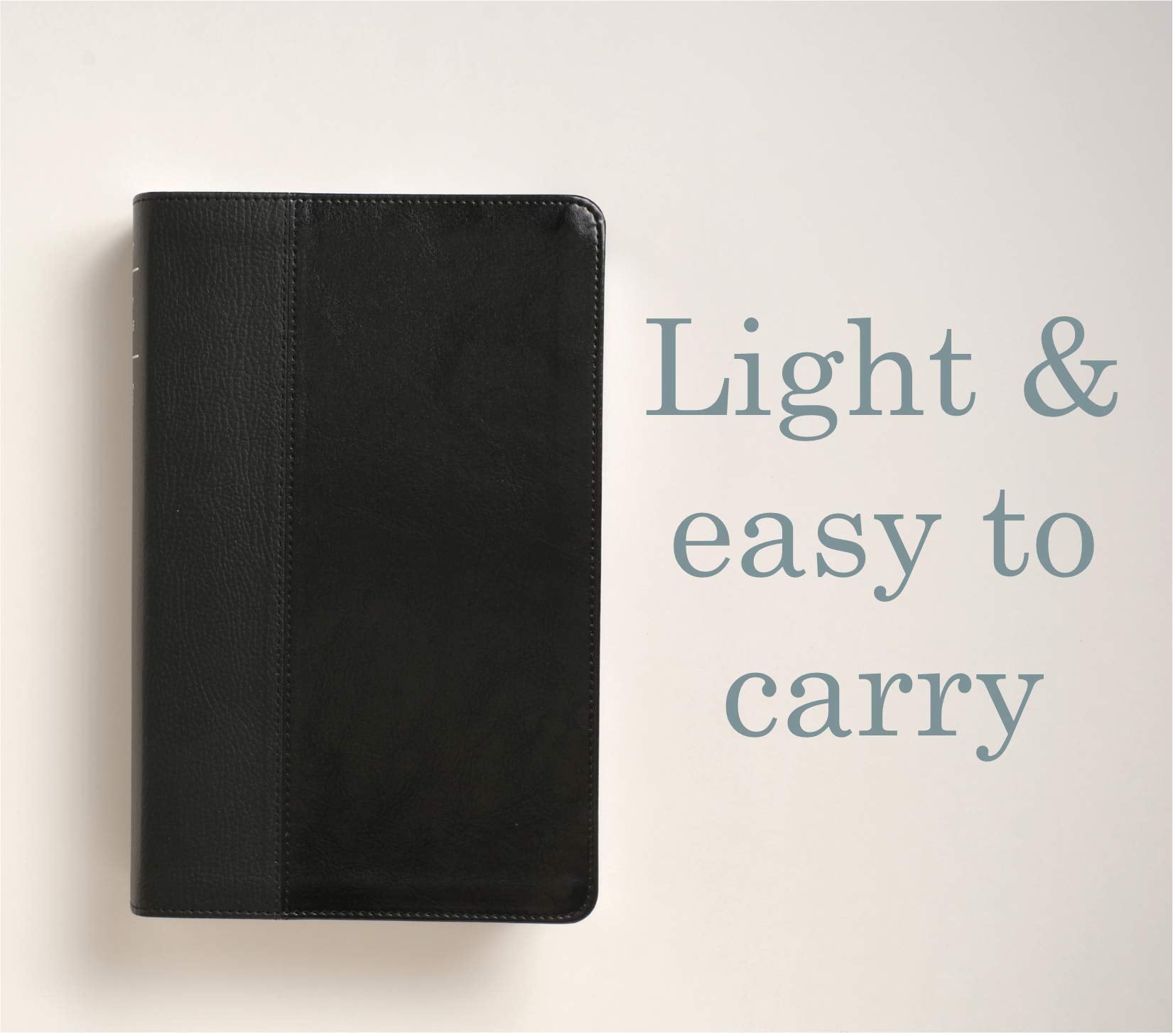 KJV Personal Size Giant Print Bible, Filament Enabled (LeatherLike, Black/Onyx, Indexed, Red Letter): Includes Free Access to the Filament Bible App ... Notes, Devotionals, Worship Music, and Video