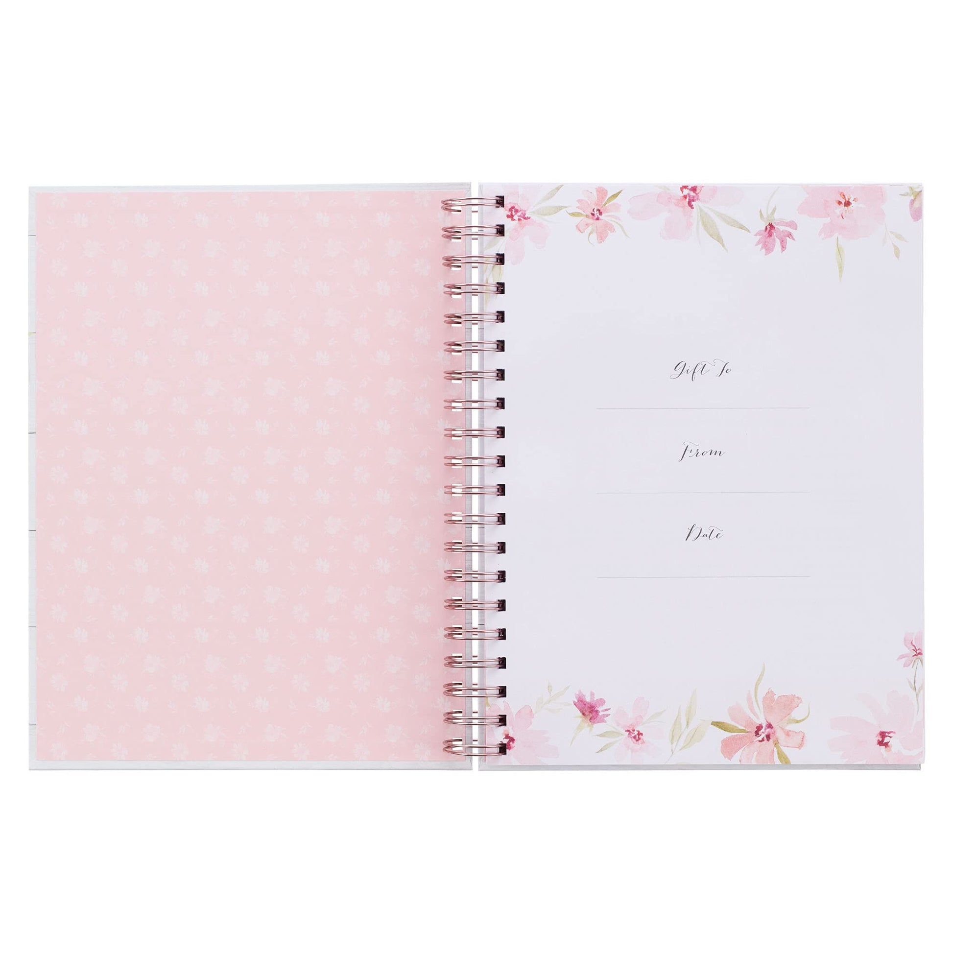 Moments in Prayer Wirebound Prompted Journal - 52 Week Prayer Journal for Women