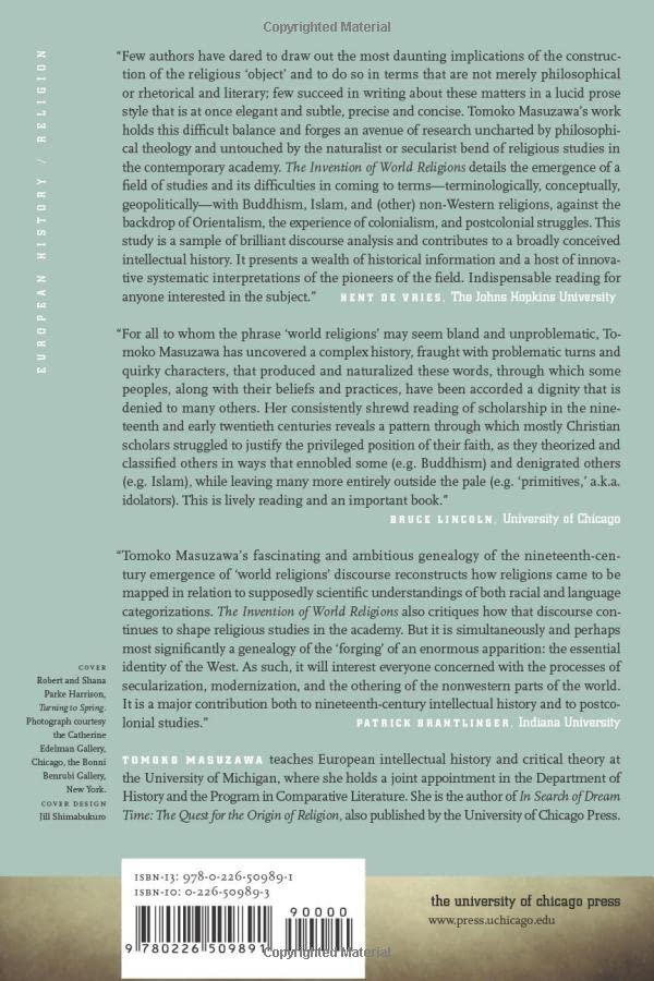 The Invention of World Religions: Or, How European Universalism Was Preserved in the Language of Pluralism