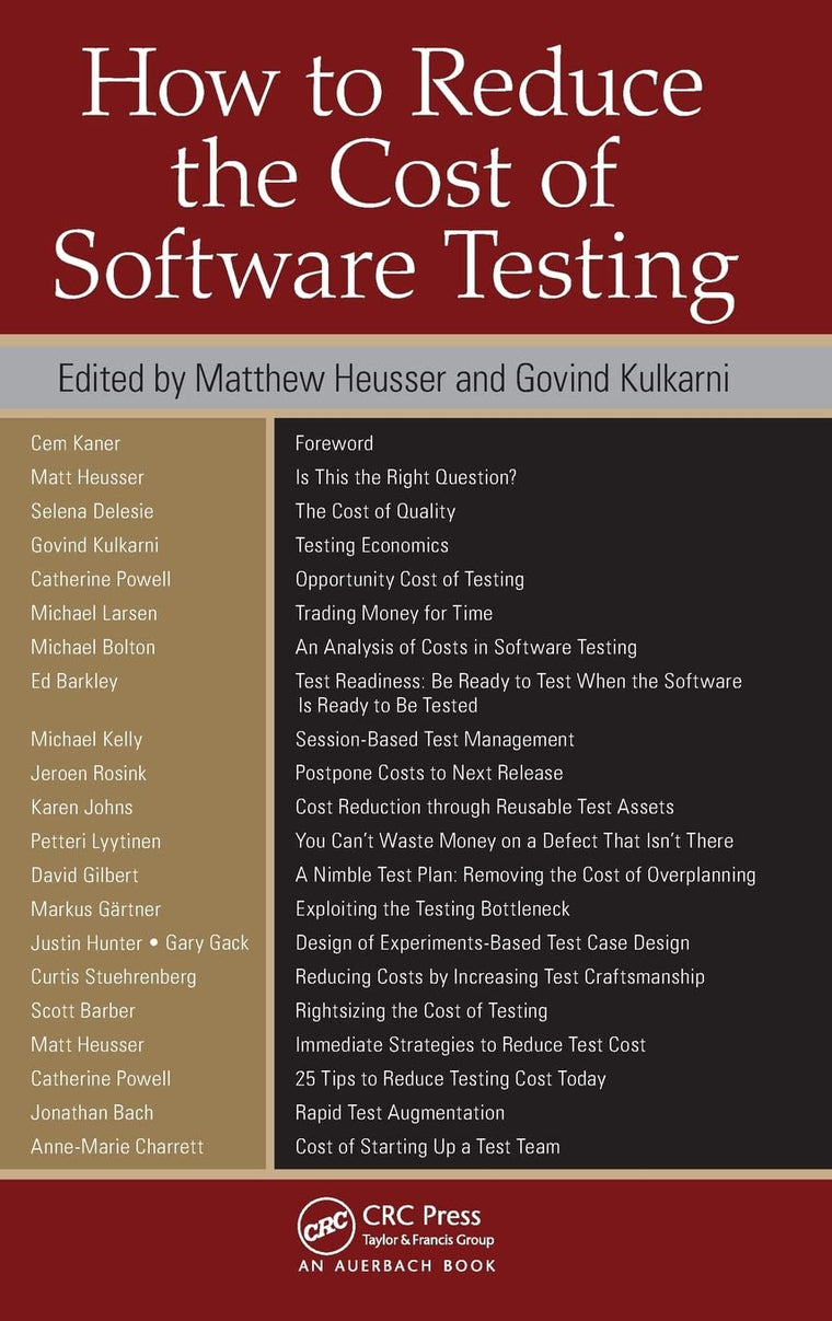 How to Reduce the Cost of Software Testing