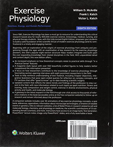 Exercise Physiology: Nutrition, Energy, and Human Performance