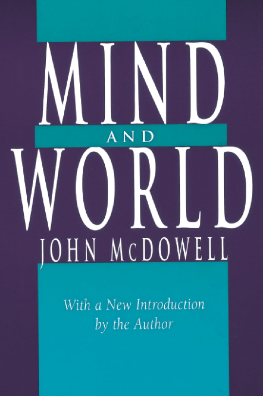 Mind and World: With a New Introduction by the Author