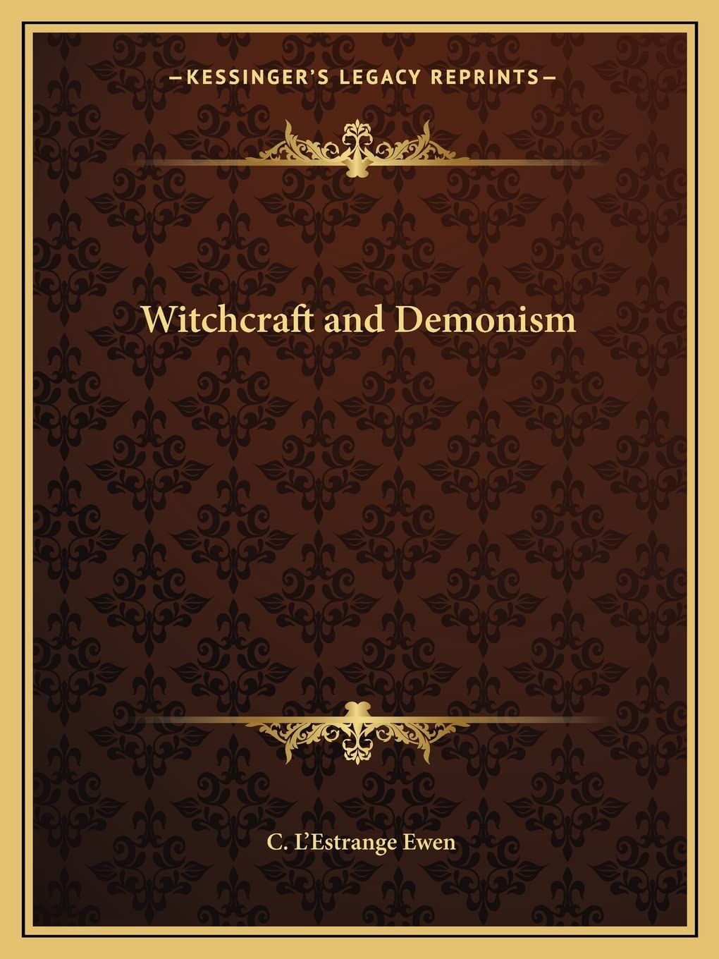 Witchcraft and Demonism
