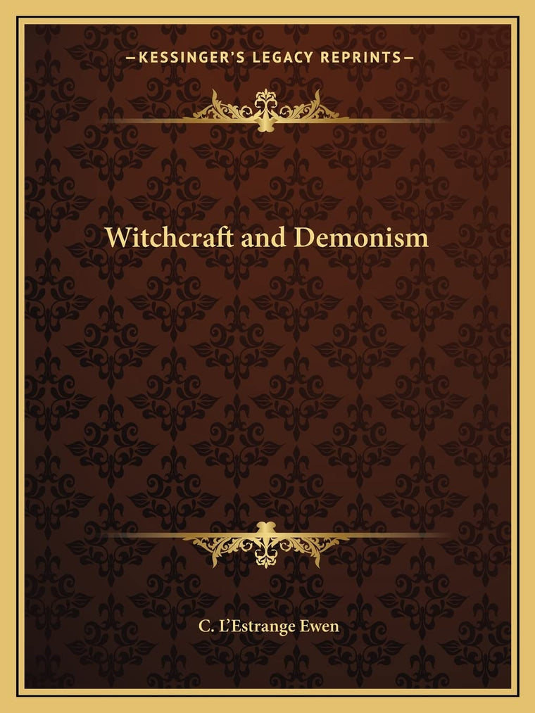 Witchcraft and Demonism
