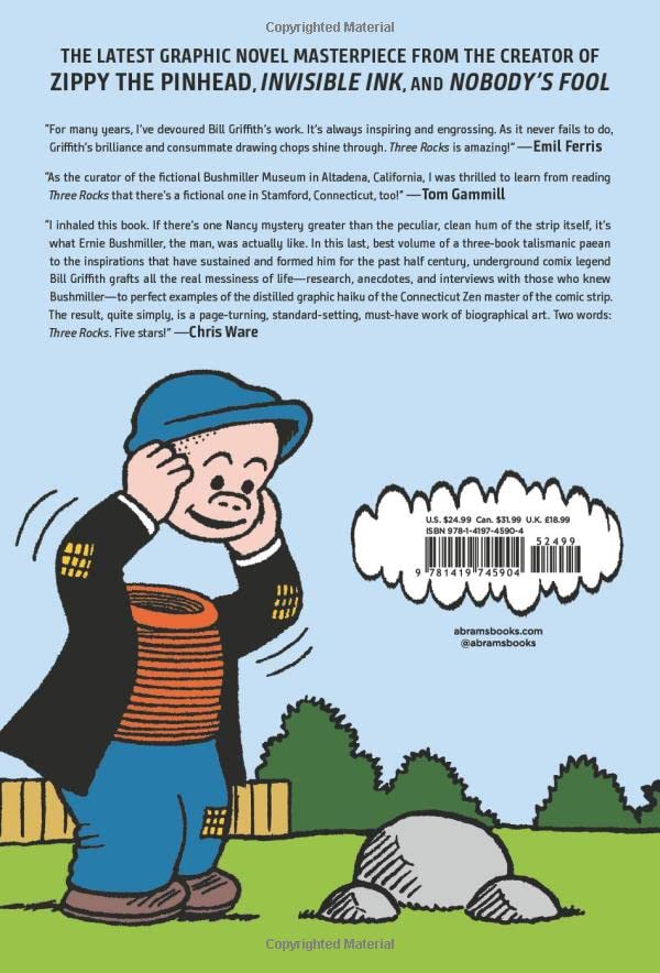 Three Rocks: The Story of Ernie Bushmiller: The Man Who Created Nancy