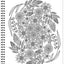 Color & Frame - Fresh Flowers (Adult Coloring Book)
