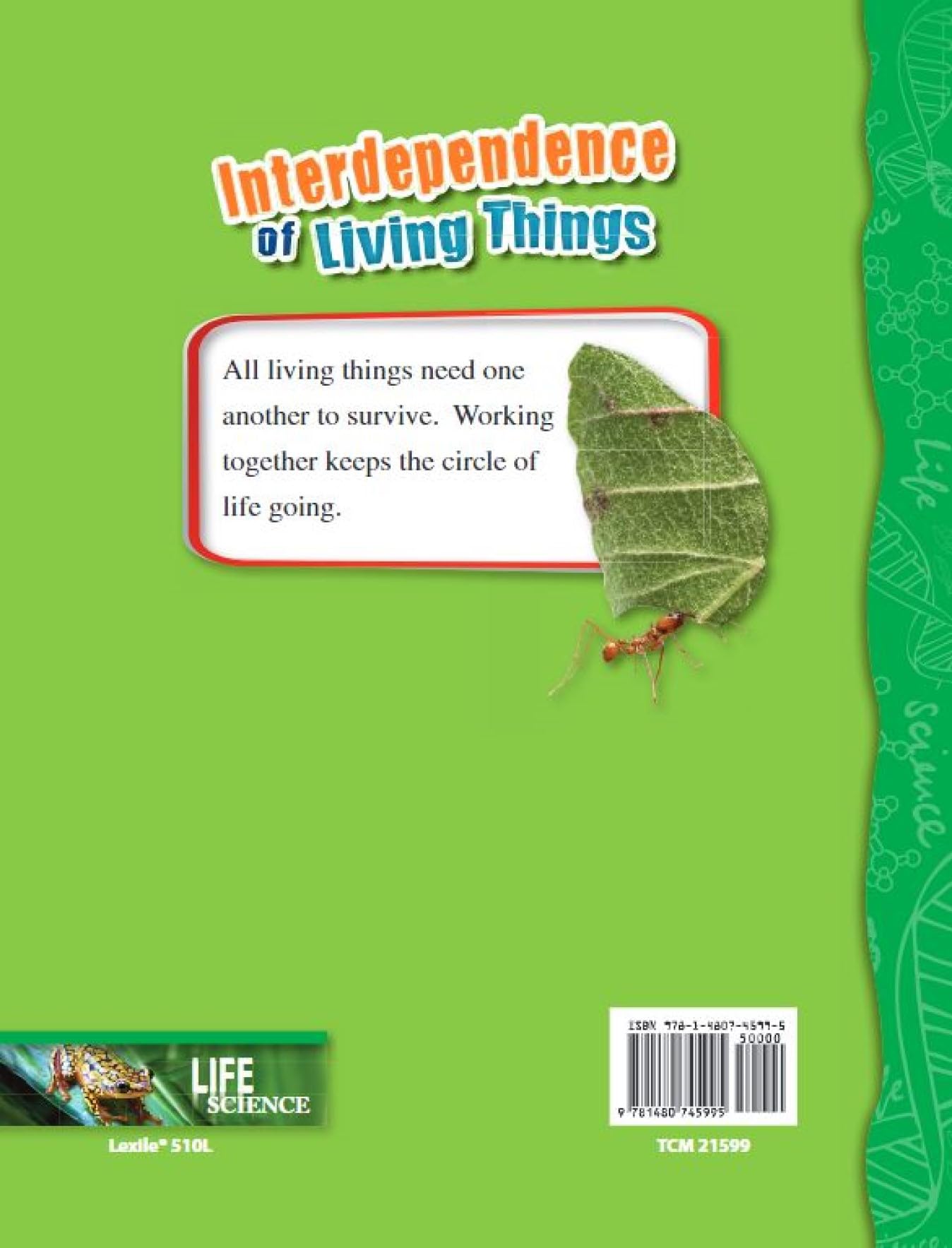 Teacher Created Materials - Science Readers: Life Science - 5 Book Set - Grade 2