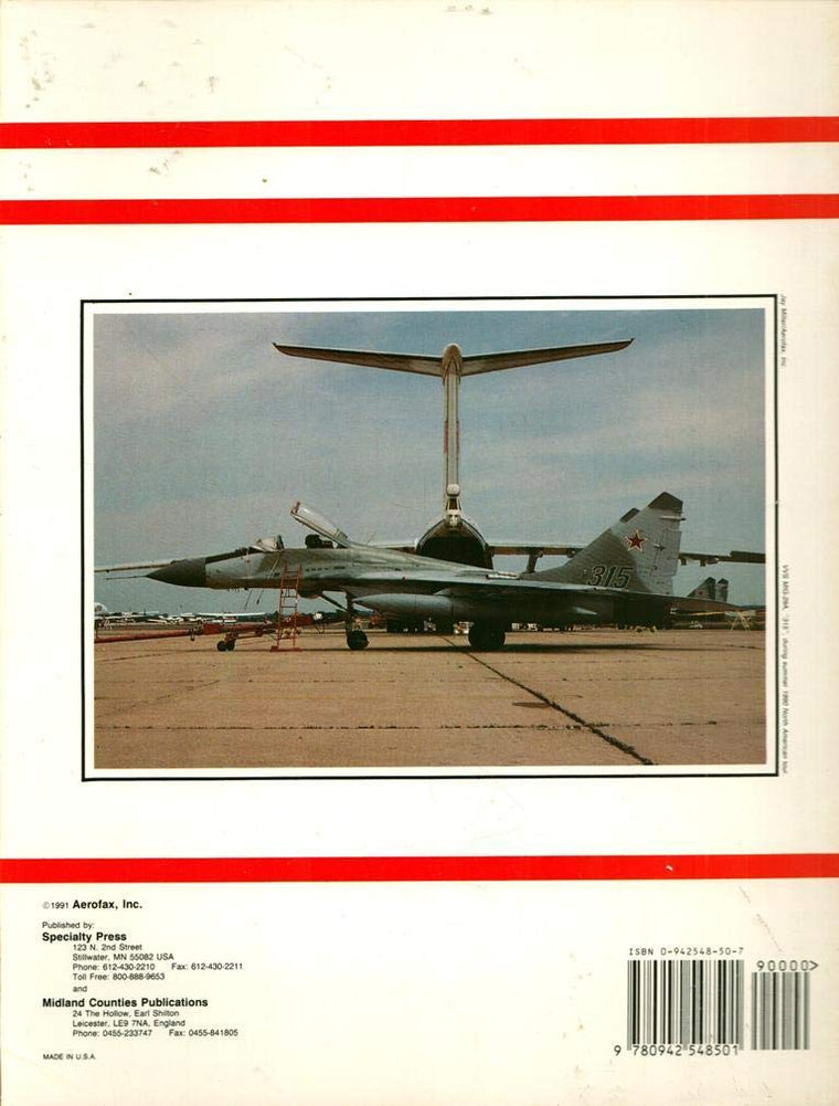 MiG-29 Fulcrum (Aerofax Extras) — back cover