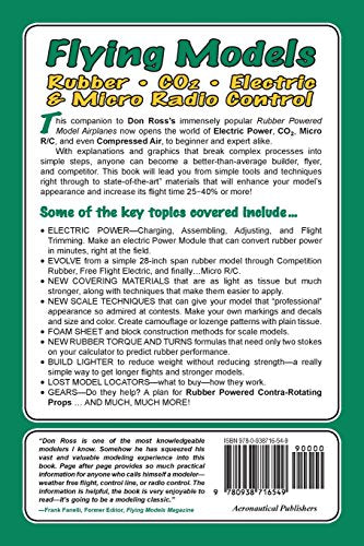 Flying Models: Rubber, CO2, Electric & Micro Radio Control - Tips & Techniques for Beginner & Expert, Book 2
