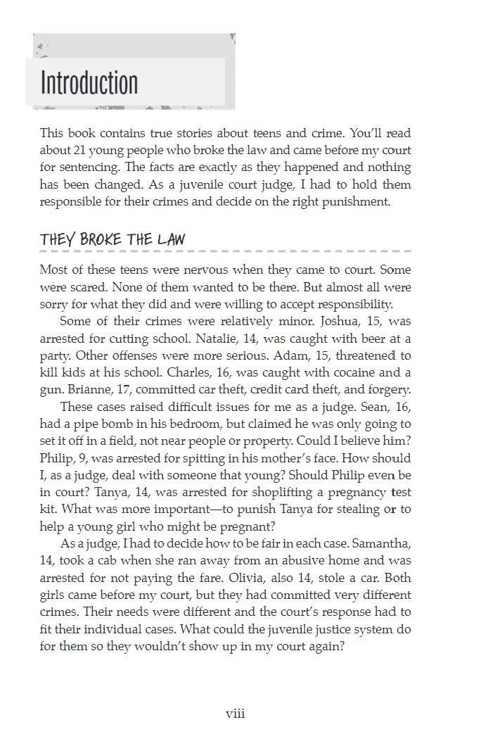 They Broke the Law-You Be the Judge: True Cases of Teen Crime (Teens and the Law)