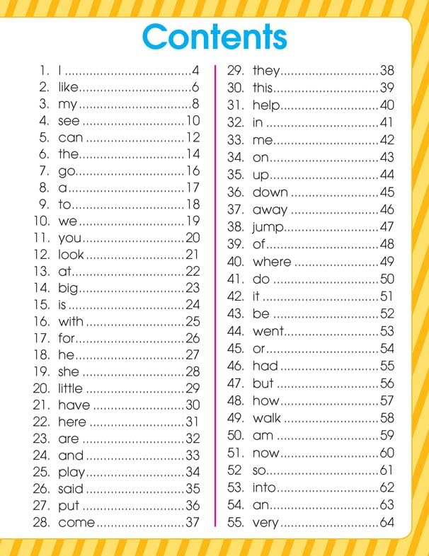 Very First Sight Words Sentences Level 1