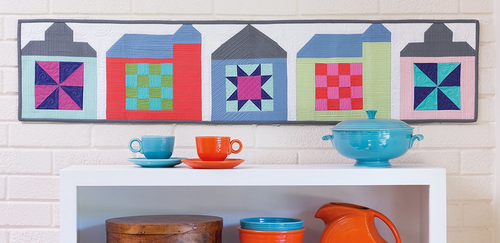 Moda All-Stars - All in a Row Again: 23 Row-by-Row Quilt Designs
