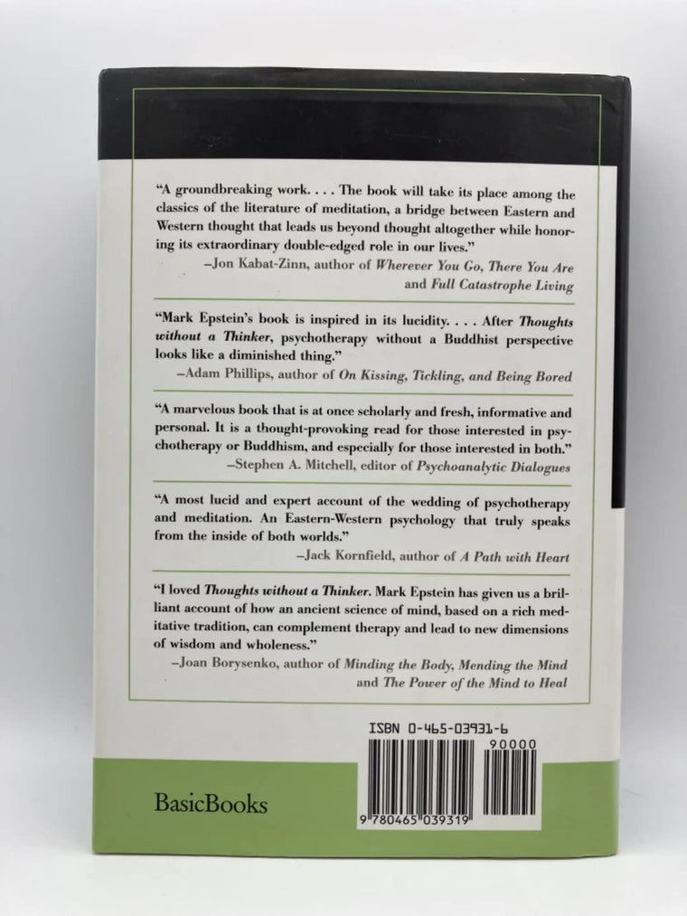 Thoughts Without A Thinker: Psychotherapy From A Buddhist Pe