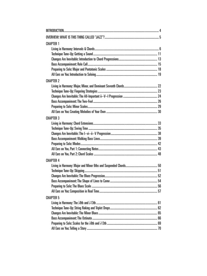 Hal Leonard - Jazz Bass Method for Acoustic and Electric Bass  Learn Walking Bass Lines, Soloing, and Improvisation  Play-Along Audio Tracks  ... by Matthew Rybicki (Hal Leonard Bass Method)