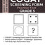 COGAT Screening Form Practice Test: Grade 5 Level 11: Practice Questions from CogAT Form 7 / Form 8 Analogies Sections: Verbal/Picture Analogies, Number Analogies, & Figure Matrices