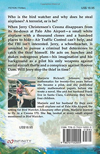 Bird Watcher: A Novel — back cover