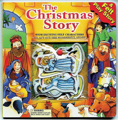 The Christmas Story: With Exciting Felt Characters to Act Out the Wonderful Story (A Felt Play Story)