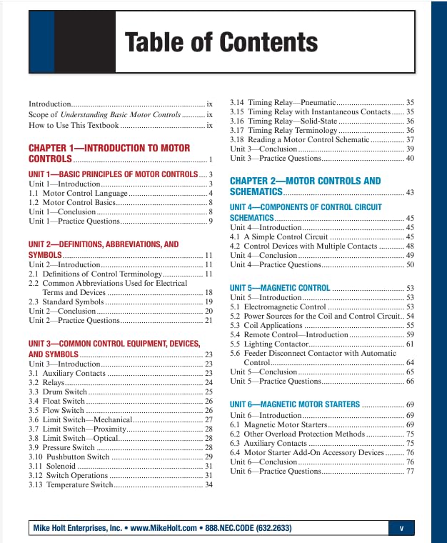 Mike Holt's Illustrated Guide to Understanding Basic Motor Controls, Revised Edition
