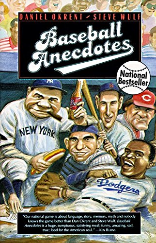 Baseball Anecdotes RI by Okrent, Daniel